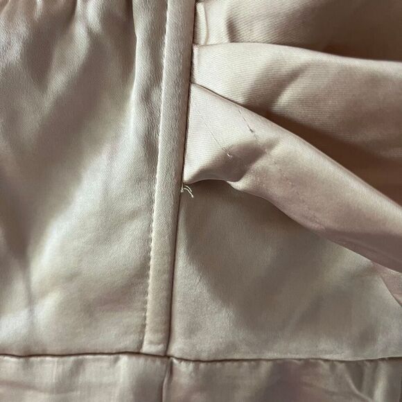 Beige mini cocktail off the shoulder women’s dress size 8 - Picture 6 of 14